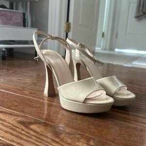 Nude platform heels size 7.5